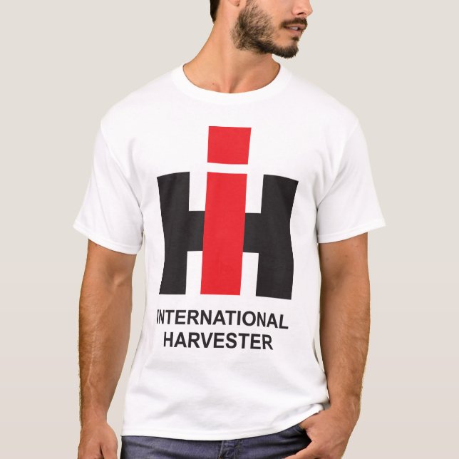 Logo-Männer IH International Harvester Trucks T-Shirt (Vorderseite)