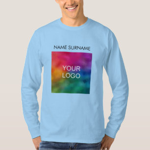 Logo-Mappen für Unternehmen an der Vorderseite der T-Shirt