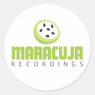 Logo_maracuja.ai Runder Aufkleber