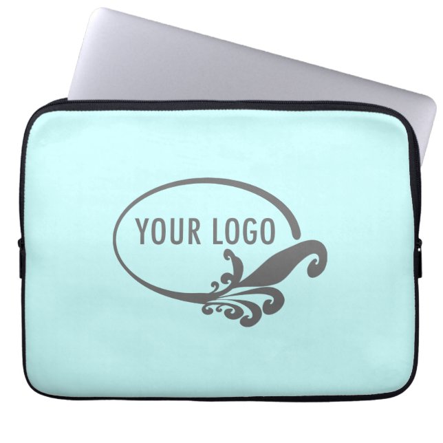 Logo-Markenbezeichnung "Custom Laptop Sleeve Bag" (Vorderseite)