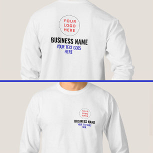 Logo-Member für Vorderseite und Rückseite Herren T-Shirt