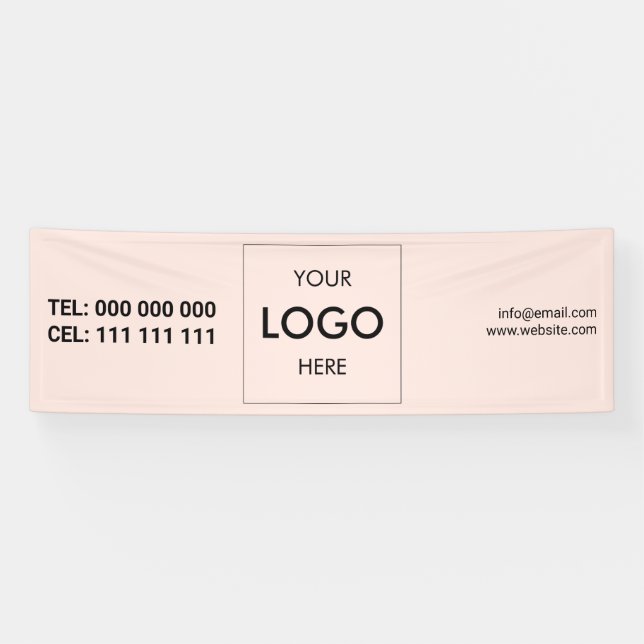 Logo Minimalistisch Modern Banner (Horizontal)