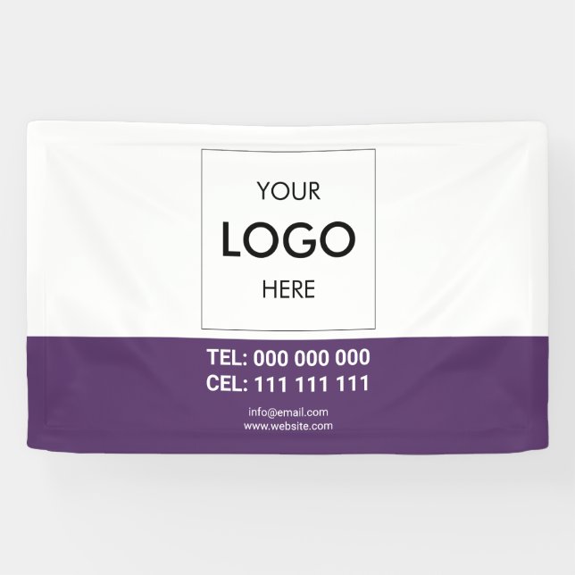 Logo Minimalistisch Modernes Business-Banner Banner (Horizontal)