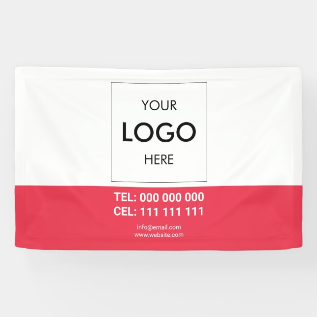 Logo Minimalistisch Modernes Business-Banner Banner (Horizontal)