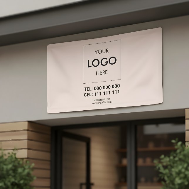 Logo Minimalistisch Modernes Business-Banner Banner (Von Creator hochgeladen)