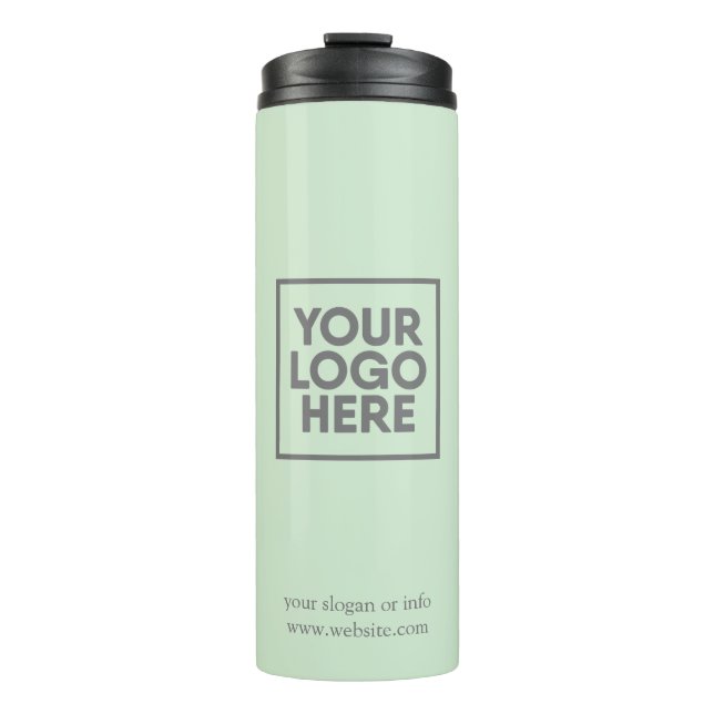 Logo | Minimalistisch Therme in der Geschäftsgesel Thermosbecher (Vorderseite)