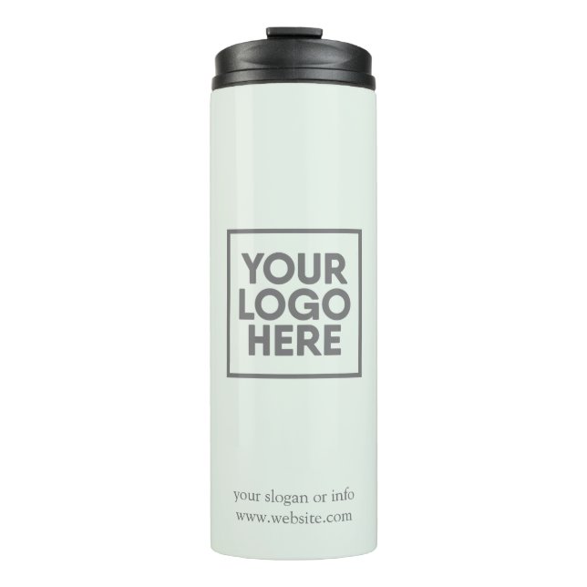 Logo | Minimalistisch Therme in der Geschäftsgesel Thermosbecher (Vorderseite)