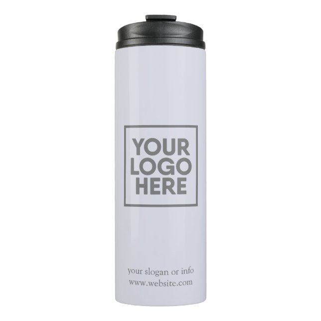 Logo | Minimalistisch Therme in der Geschäftsgesel Thermosbecher (Vorderseite)