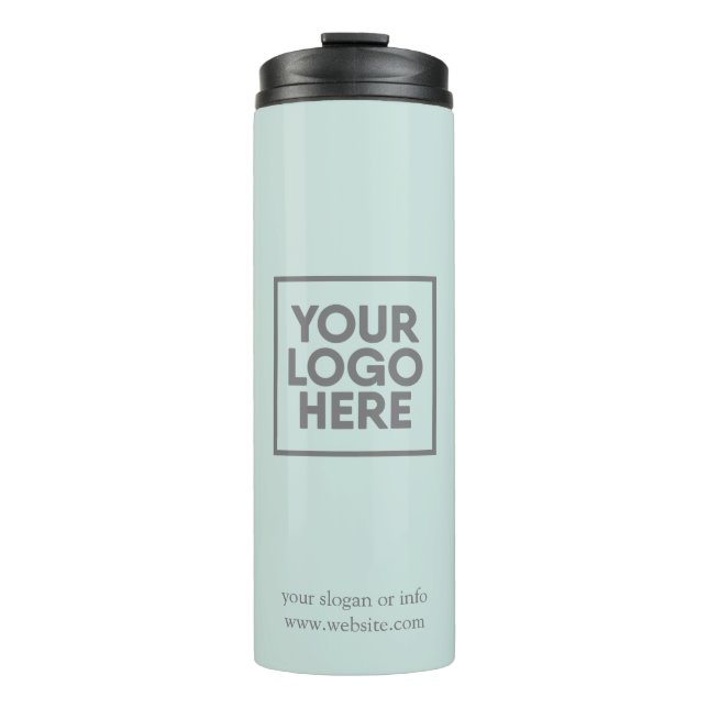 Logo | Minimalistisch Therme in der Geschäftsgesel Thermosbecher (Vorderseite)