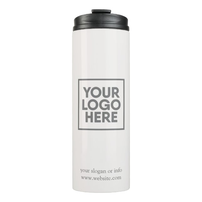 Logo | Minimalistisch Therme in der Geschäftsgesel Thermosbecher (Vorderseite)