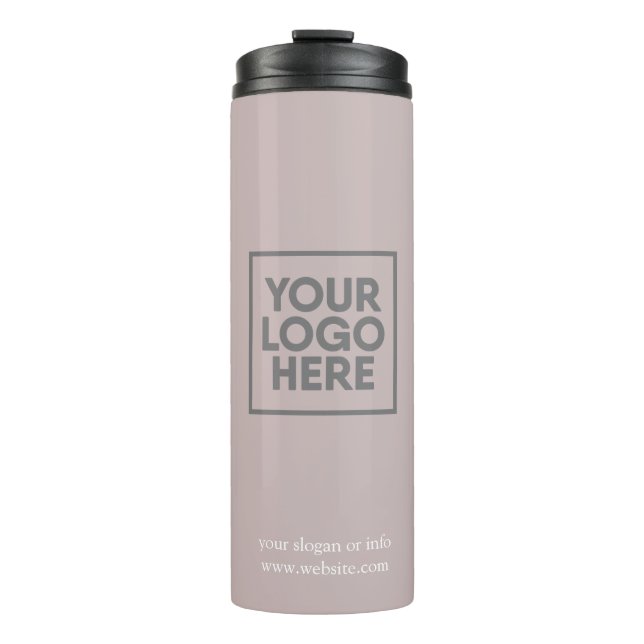 Logo | Minimalistisch Therme in der Geschäftsgesel Thermosbecher (Vorderseite)