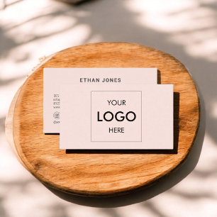 Logo Minimalistische Berufliche Visitenkarte