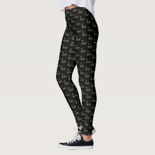 Logo mit Golfklubs, Leggings