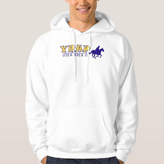 Logo-mit Kapuze Sweatshirt des Bereichs-II YRAP (Vorderseite)