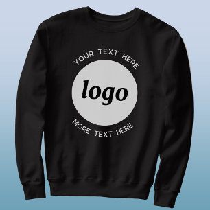 Logo mit Werbung für Text Sweatshirt