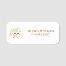 Logo-Mitarbeiter der White Gold Company Magnetic