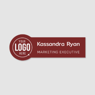 Logo-Mitarbeiter-Magnet- oder Namensschild