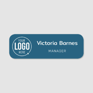 Logo-Mitarbeiter-Magnet- oder Namensschild