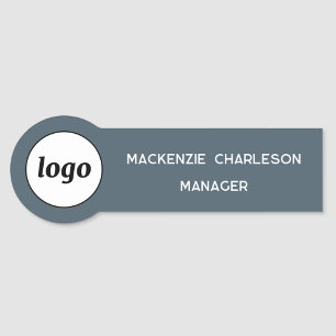 Logo Mitarbeiter Personal Magnetisch oder Ansteckn Namensschild