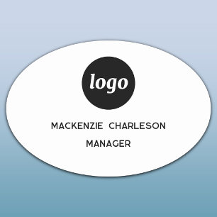Logo Mitarbeiter Personal Magnetisch oder Steck Na Namensschild