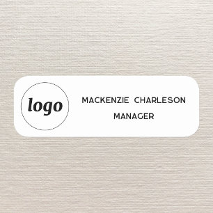 Logo Mitarbeiter Personal Magnetisch oder Steck Na Namensschild