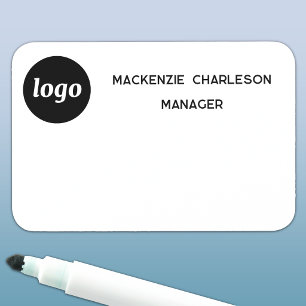 Logo Mitarbeiter Personal Magnetisch oder Steckbar Namensschild
