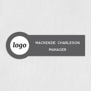 Logo Mitarbeiter Personal Magnetisch oder Steckbar Namensschild