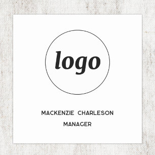 Logo Mitarbeiter Team Magnetisch oder Stift Namensschild