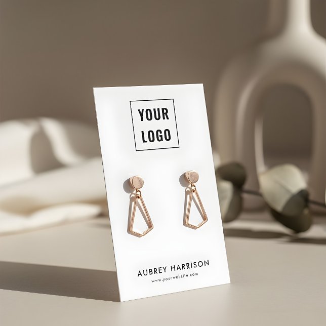 Logo Modern Simple Earring Display (Von Creator hochgeladen)