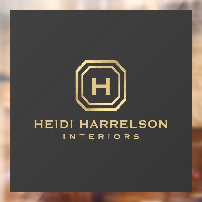 Logo-Monogramm für die Glaxbox Fensteraufkleber (Blatt 2)