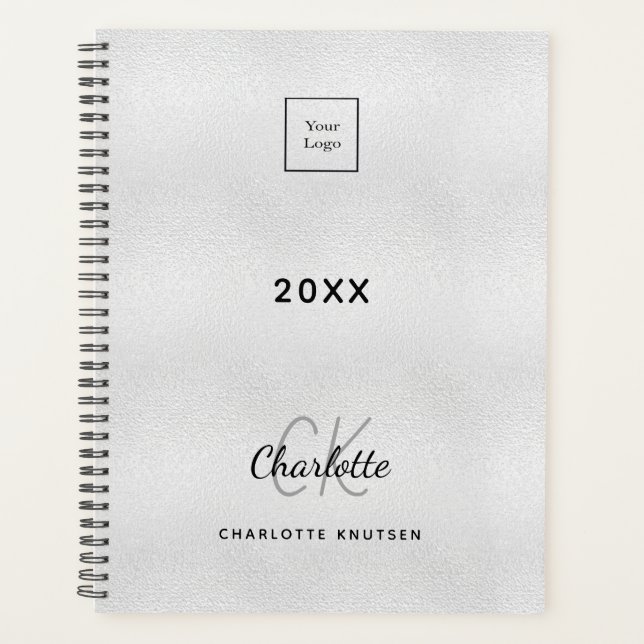 Logo-Monogramm-Initialgeschäft Planer (Vorderseite)