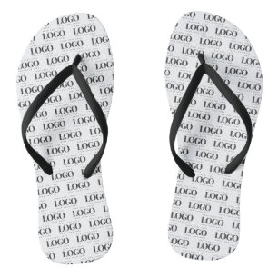 Logo-Muster für kundenspezifische Rectangle Busine Flip Flops