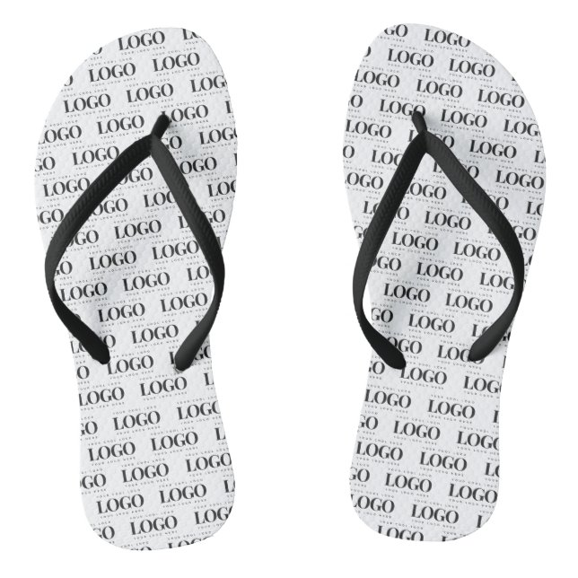 Logo-Muster für kundenspezifische Rectangle Busine Flip Flops (Fußbett)