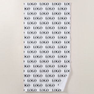 Logo-Muster für kundenspezifische Rectangle Busine Strandtuch