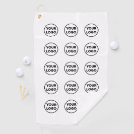 Logo-Muster für Unternehmen Golfhandtuch