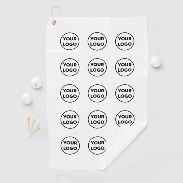 Logo-Muster für Unternehmen Golfhandtuch (Insitu)
