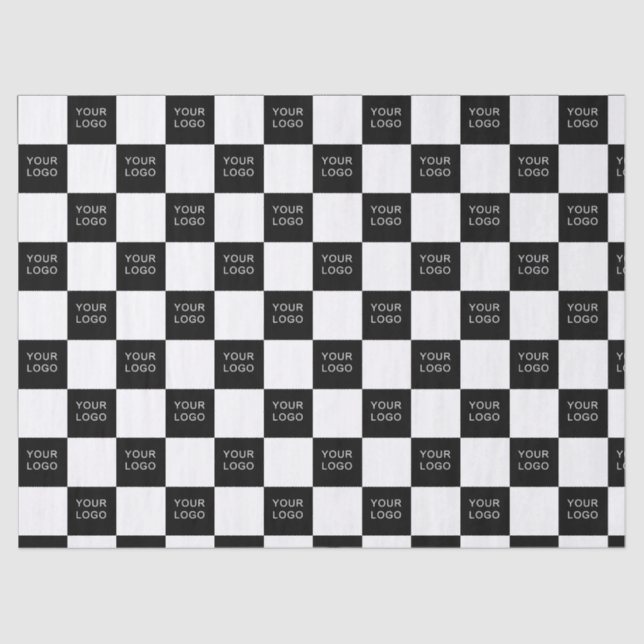 Logo-Muster für Unternehmen Seidenpapier (Vorderseite)