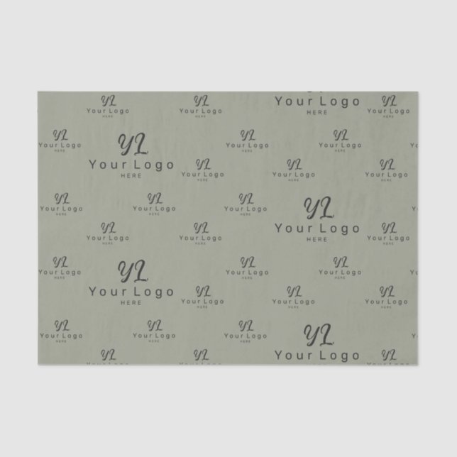 Logo-Muster für Werbemarken Seidenpapier (Vorderseite)