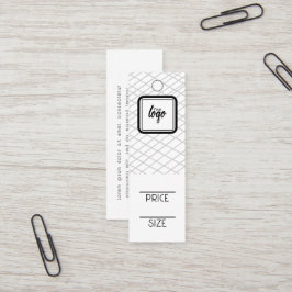 Logo-Muster Personalisierte Preismarken Mini Visitenkarte
