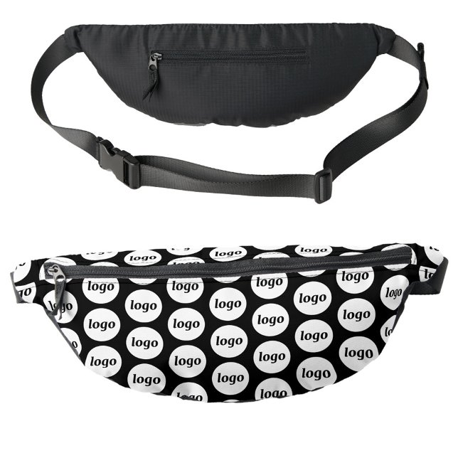 Logo-Muster Werbeaktion Bauchtasche (Logo pattern business promotional branding fanny pack bag)
