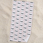 Logo-Muster Werbeaktion Blush Pink Strandtuch<br><div class="desc">Fügen Sie Ihr eigenes Logo zu diesem einfachen Fliesenmuster für ein Werbeprodukt für Ihr Unternehmen hinzu. Nutzen Sie sie selbst oder geben Sie sie Mitarbeitern,  Mitarbeitern,  Kunden und Kunden,  um die Markenloyalität zu fördern. Ideal für Firmensponsoring.</div>
