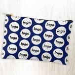 Logo-Muster Werbeaktion Navy Blue Zubehörtasche<br><div class="desc">Fügen Sie diesem Design Ihr eigenes Logo hinzu. Minimalistisch und beruflich. Ideal für ein Werbeprodukt für Ihre Mitarbeiter,  Mitarbeiter,  Kunden und Kunden. Ideal für Messe-,  Reise-,  Firmen- oder Sportveranstaltungen und Geschenke. Weitere Versionen finden Sie in der Auflistung.</div>