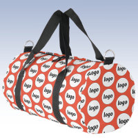 Logo-Muster Werbeaktion Rotes Orange