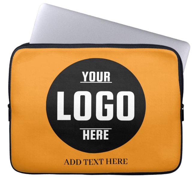 Logo-Neopren-Notebook-Sieb - 13 Zoll Laptopschutzhülle (Vorderseite)