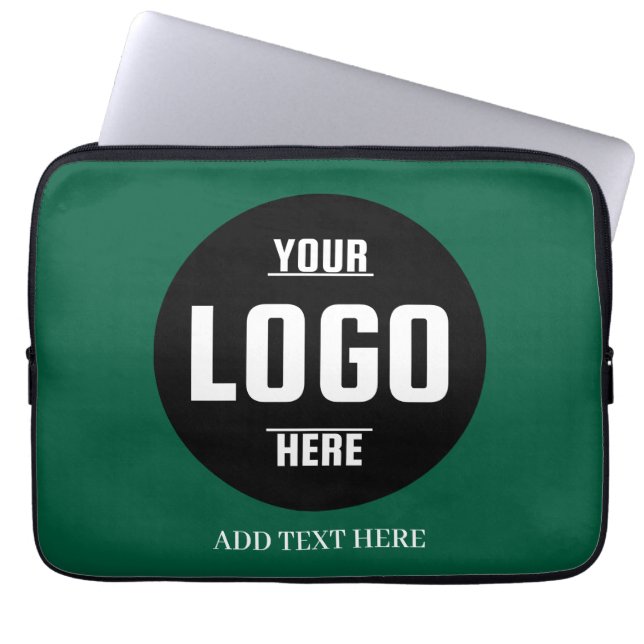 Logo-Neopren-Notebook-Sieb - 13 Zoll Laptopschutzhülle (Vorderseite)