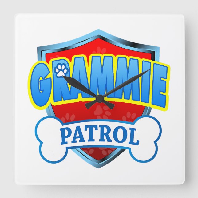 Logo Nhævà Giđchô xác nhæn bn là ngelei (ứ khô Quadratische Wanduhr (Vorderseite)