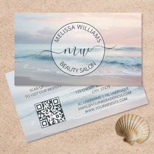 Logo "Ocean Pastel Colors" Visitenkarte