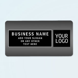Logo oder QR-Code hochladen COOLE RÜCKSENDEADRES Adressaufkleber