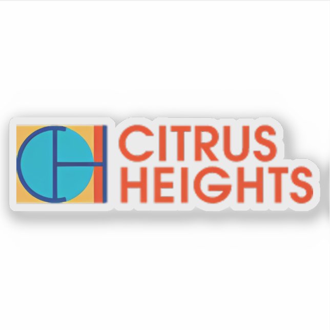 Logo of Citrus Heights, California, USA Aufkleber (Vorderseite)