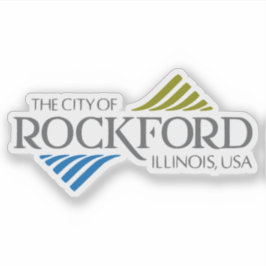 Logo of Rockford, Illinois, USA Aufkleber
